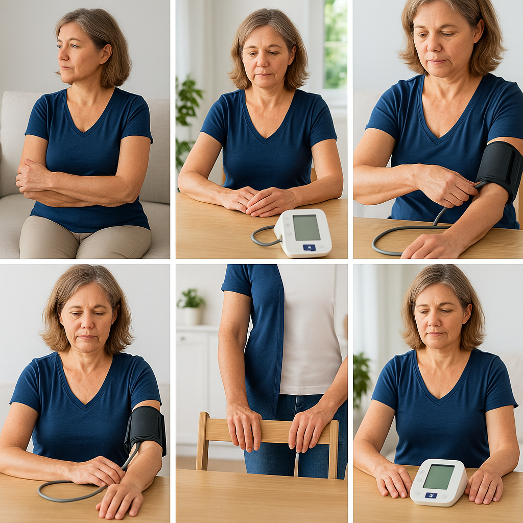 正确使用电子血压计